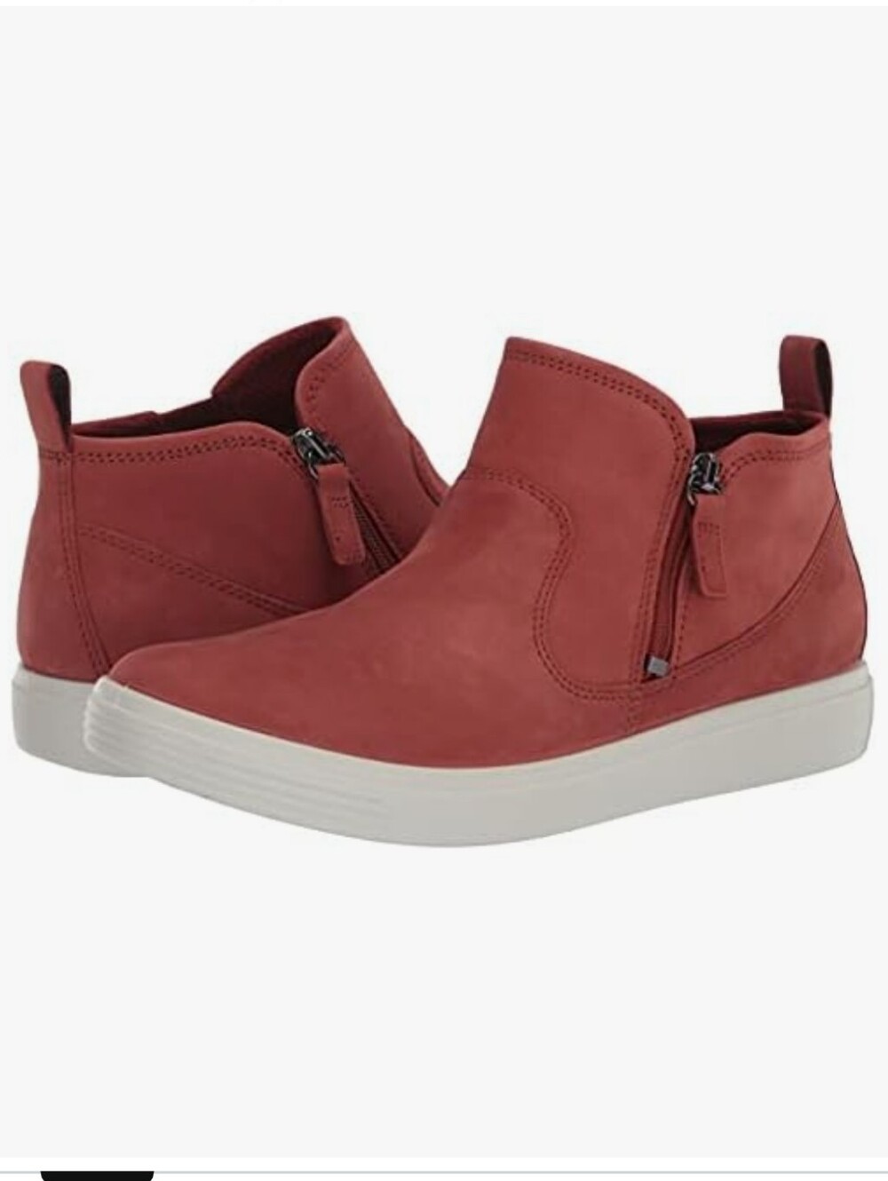 ECCO Women's Soft 7 Low Bootie In Cayebne Nubuck Size 10 - 10.5
